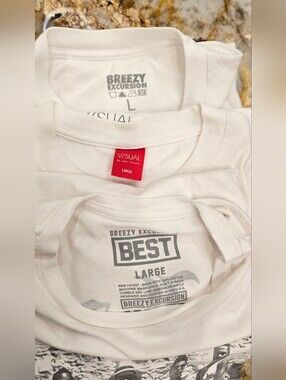 3 Cotton Tshirts L